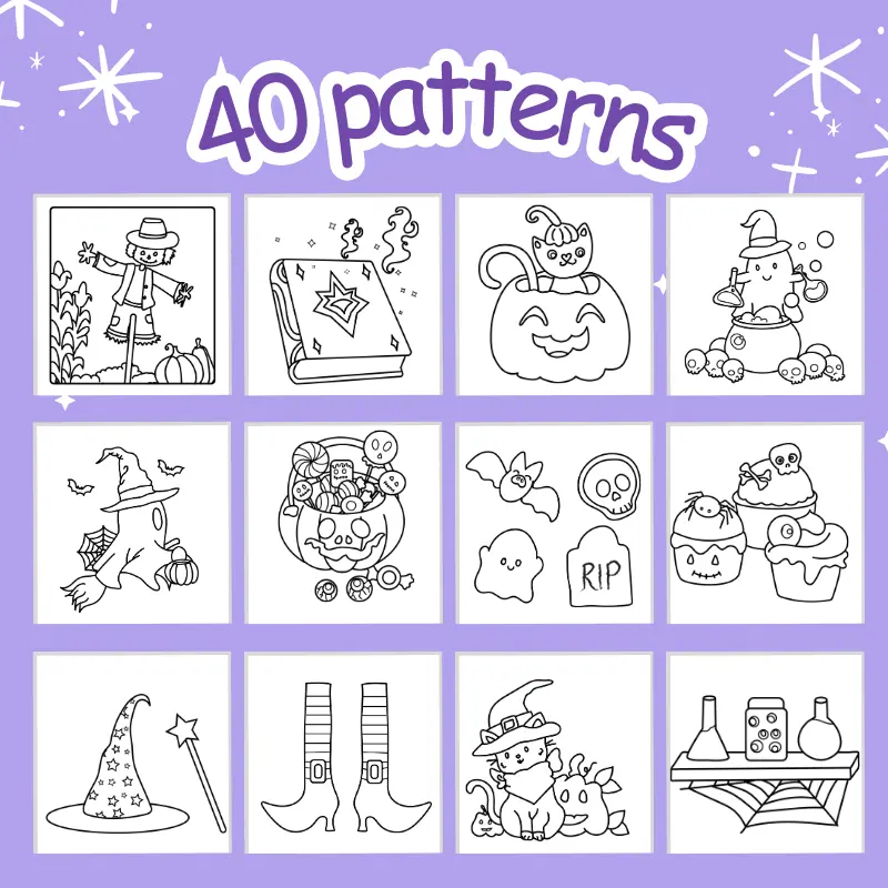 Halloween Printable Coloring Pages (6 of 6)
